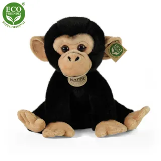 Rappa Λούτρινος Χιμπατζής 28 εκ. Καθιστός Eco-Friendly (211796)