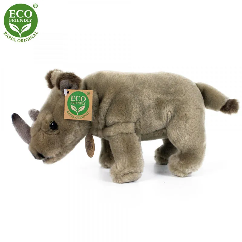 Rappa Λούτρινος Ρινόκερος 23 εκ. Ορθιος Eco-Friendly (490345)