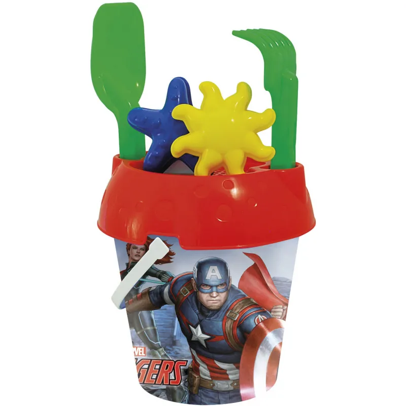 Adriatic Σετ Κουβαδάκι Παραλίας Marvel Avengers - 12508 - Παιχνίδια θαλάσσης-Φουσκωτά