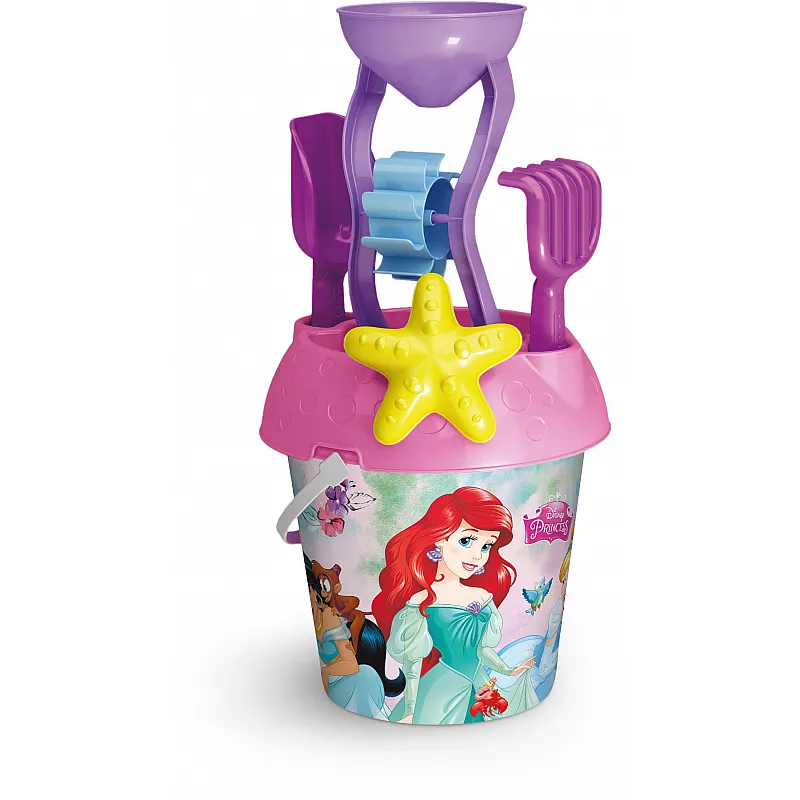 Adriatic Σετ Κουβαδάκι Παραλίας Disney Princess με Νερόμυλο - 12526 - Παιχνίδια θαλάσσης-Φουσκωτά