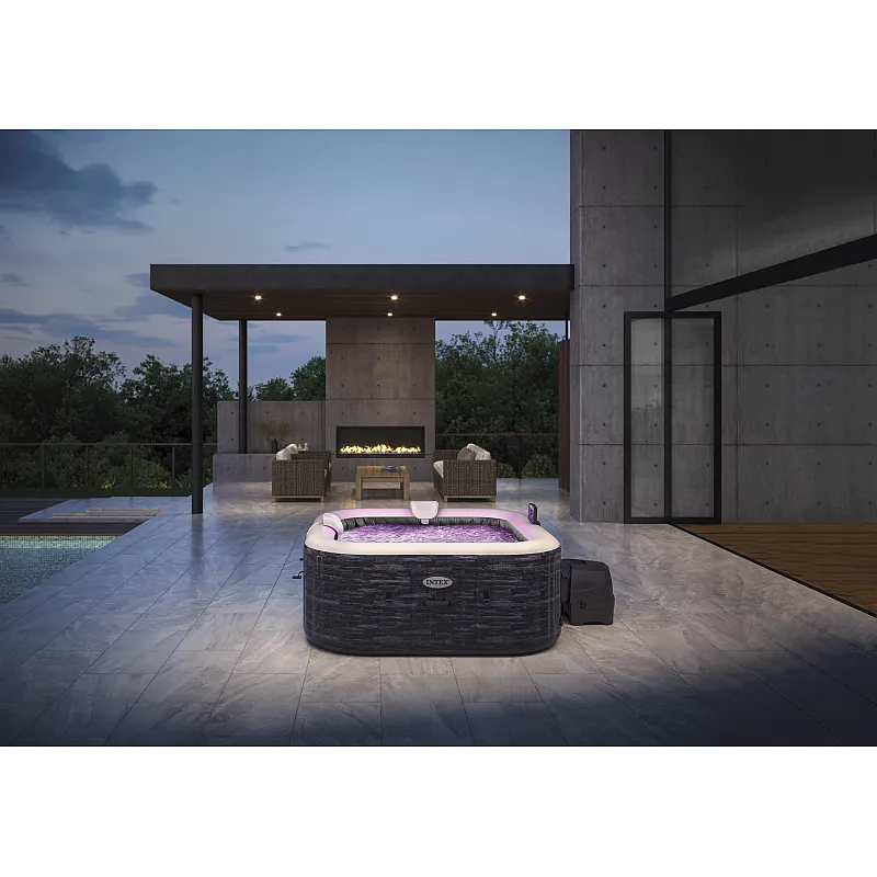 Intex Greystone Deluxe Bubble Massage (4 ατόμων)