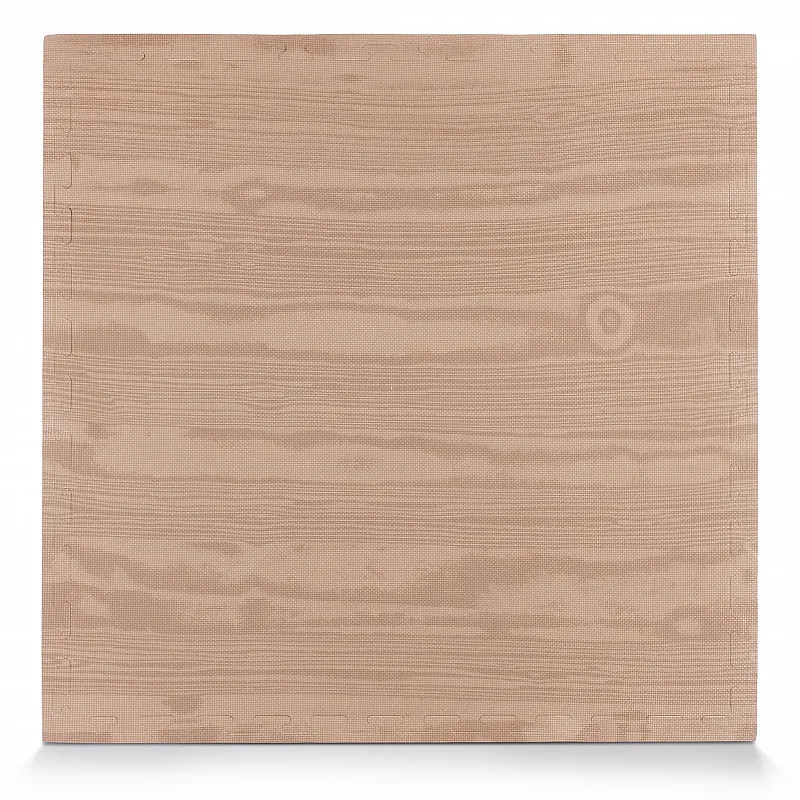 Δάπεδο Προστασίας Puzzle EVA 100x100x2 cm – Ξύλο / Γκρι