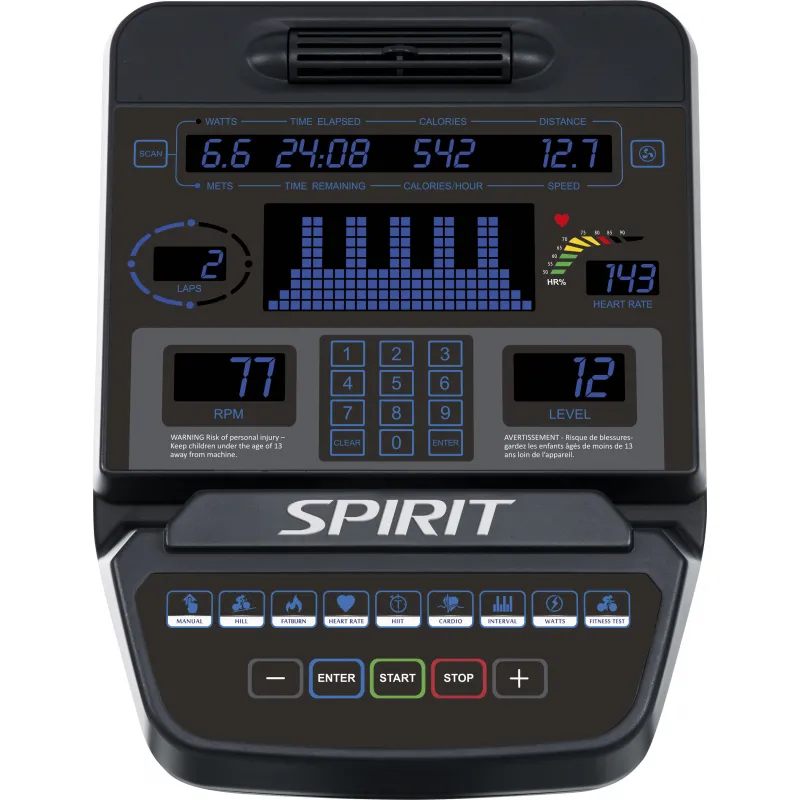 Spirit Επαγγελματικό Ποδήλατο Όρθιο CU900 - 43368 - Σε 18 Άτοκες Δόσεις - Επαγγελμ. Εξοπλισμός