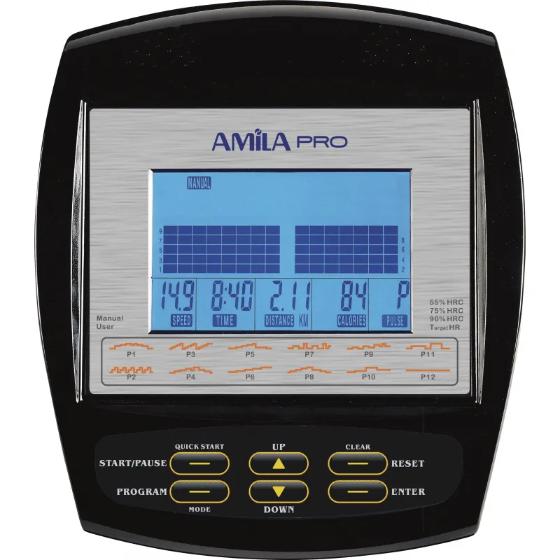 Amila Ελλειπτικό EL-1000 - 43780 - Σε 18 Άτοκες Δόσεις - Ελλειπτικά Μηχανήματα