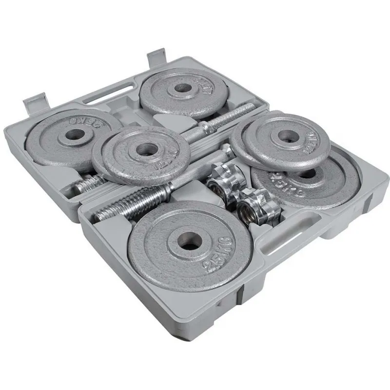 Amila Σετ Αλτηράκι Χρωμιωμένο 20kg - 44396 - Δίσκοι - Μπάρες - Σετ Αλτήρων