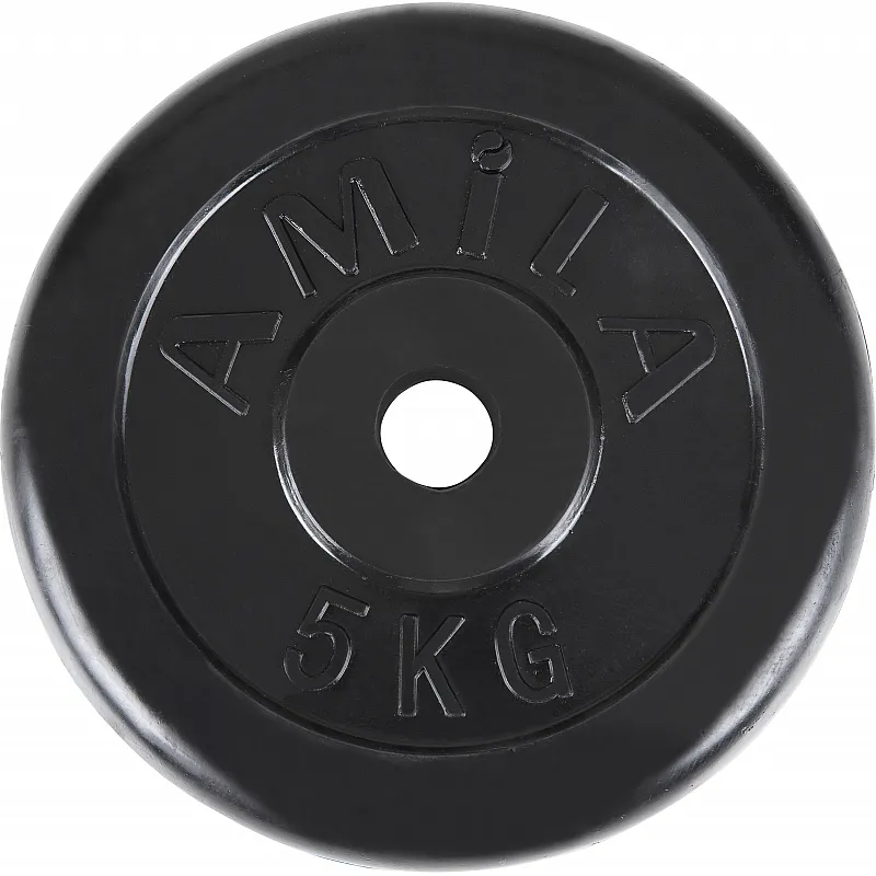 Amila Δίσκος Rubber Cover B 28mm 5Kg - 44434 - Δίσκοι Λάστιχο