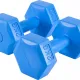 Amila Αλτήρας Εξάγωνος Plastic Series 2.00Kg (Ζευγάρι) - 44531 - Βαράκια