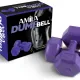 Amila Αλτήρας Εξάγωνος Plastic Series 4.00Kg (Ζευγάρι) - 44535 - Βαράκια