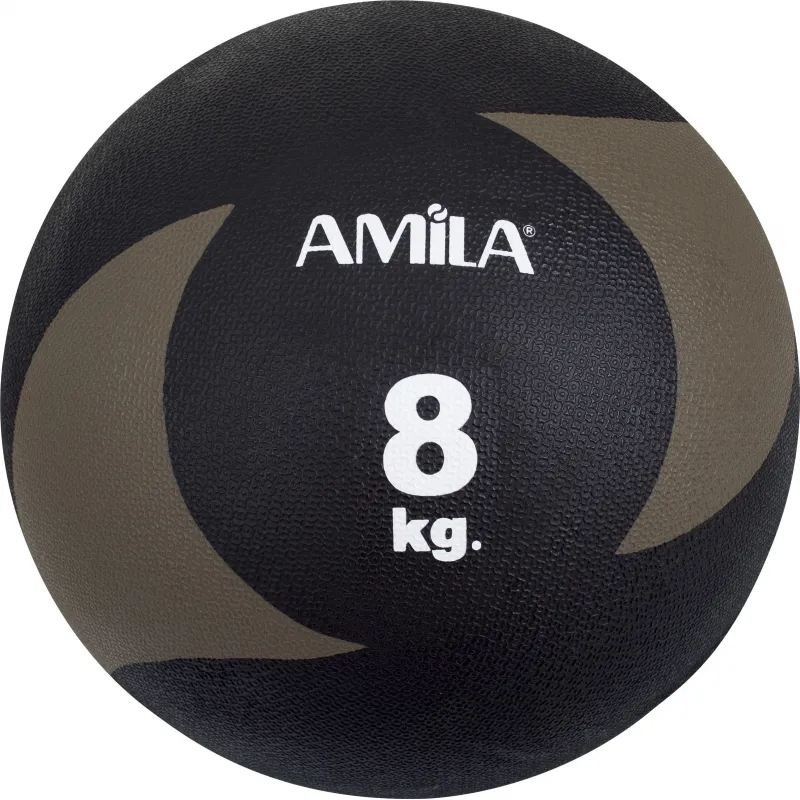Amila Μπάλα Medicine Ball Original Rubber 8kg - 44641 - Μπάλες Crossfit