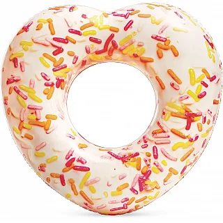 Intex Sprinkle Donut Heart Tube 56253
