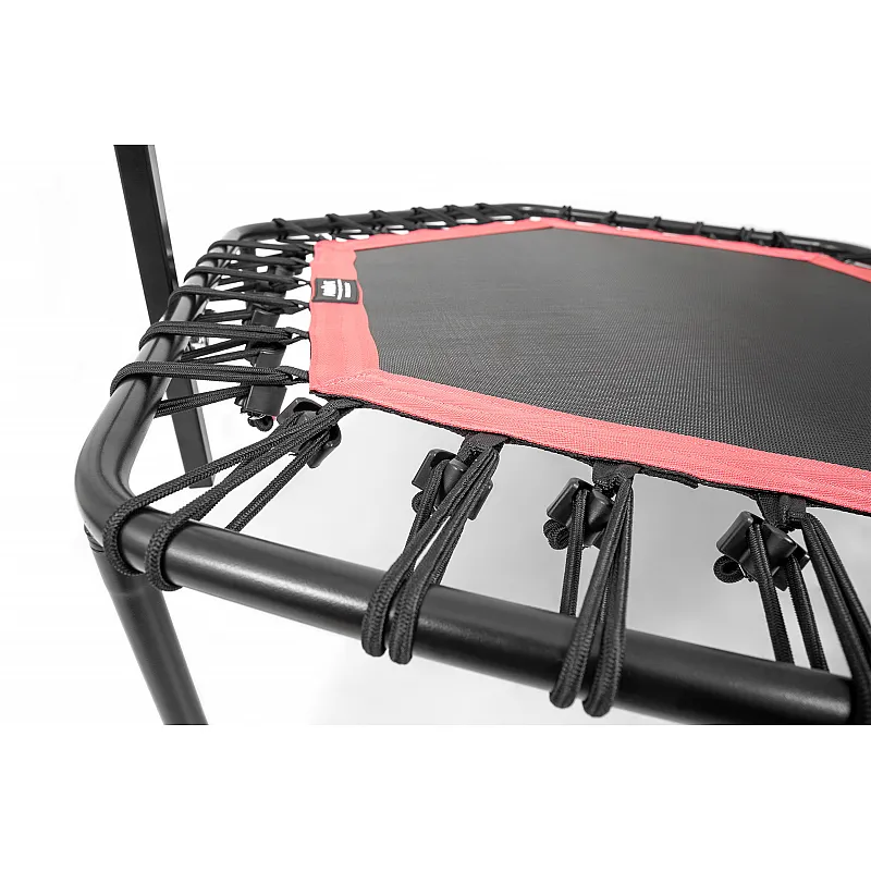Amila Εξάγωνο Τραμπολίνο με Λαβή Στήριξης Ροζ 70268 - Τραμπολίνο