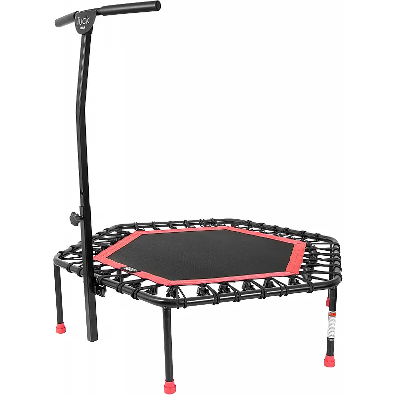 Amila Εξάγωνο Τραμπολίνο με Λαβή Στήριξης Ροζ 70268 - Τραμπολίνο