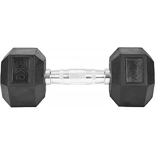 Amila Αλτήρας Εξάγωνος Rubber Cover Class A - 8.0Kg - 84538