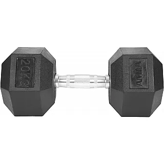 Amila Αλτήρας Εξάγωνος Rubber Cover Class A - 20.0Kg - 84543