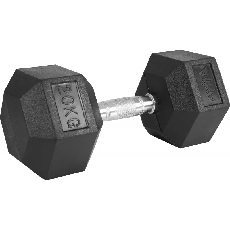 Amila Αλτήρας Εξάγωνος Rubber Cover Class A - 20.0Kg - 84543 - Αλτήρες