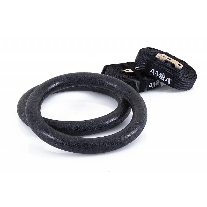 Amila Κρίκοι Γυμναστικής ABS Gymnastics Rings - 84552 - Σχοινάκια - Κρίκοι Γυμναστικής