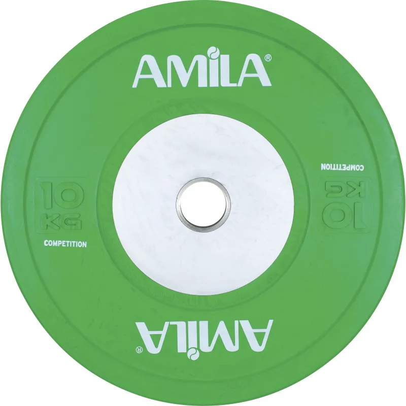 Amila Δίσκος Competition 50mm 10Kg - 84607 - Δίσκοι Ολυμπιακού τύπου