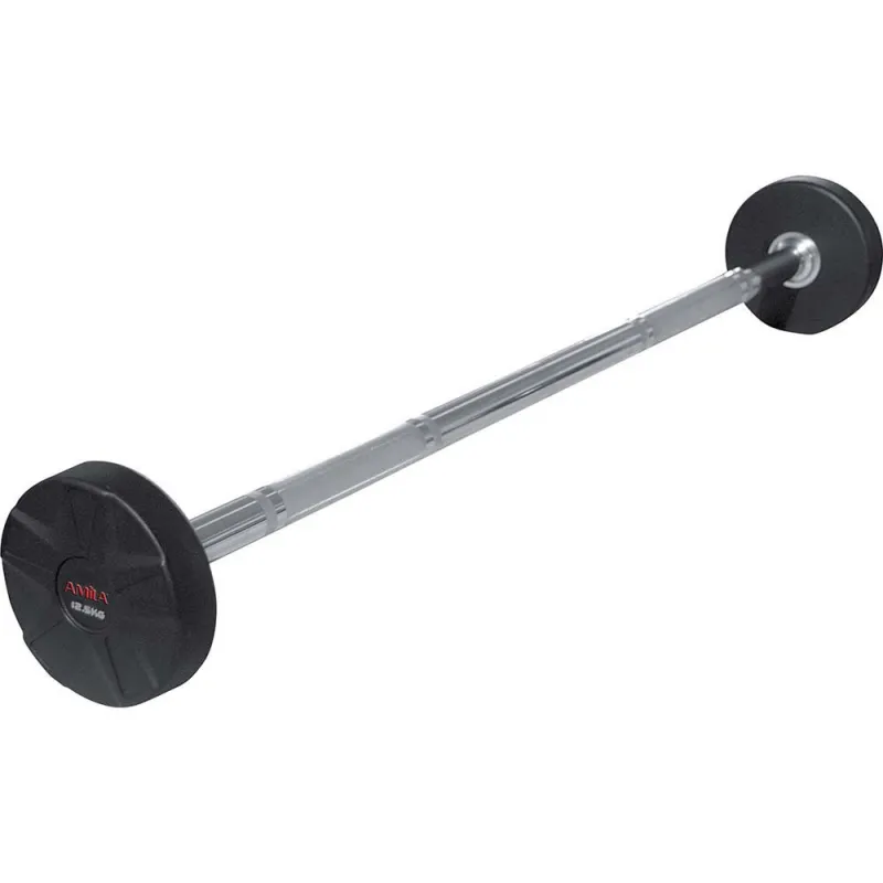 Amila Μπάρα με δίσκους (fix βάρος). 35.0 kg - 84716 - Μπάρες - Λαβές