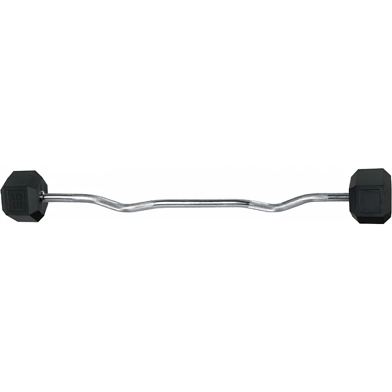 Amila Μπάρα σχήματος W με fix βάρος. 15kg - 84792 - Μπάρες - Λαβές