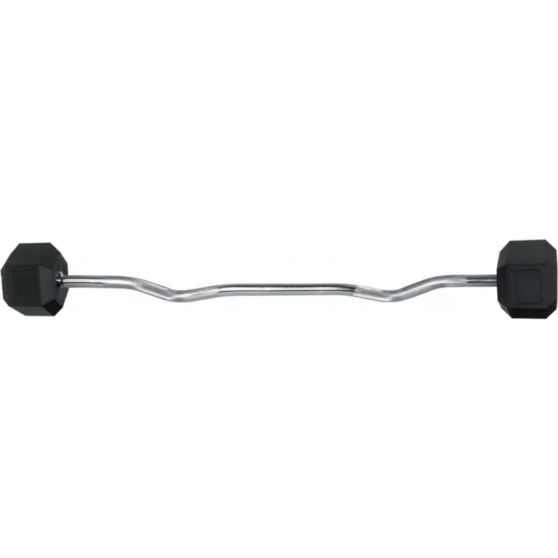 Amila Μπάρα σχήματος W με fix βάρος. 20kg - 84793 - Μπάρες - Λαβές