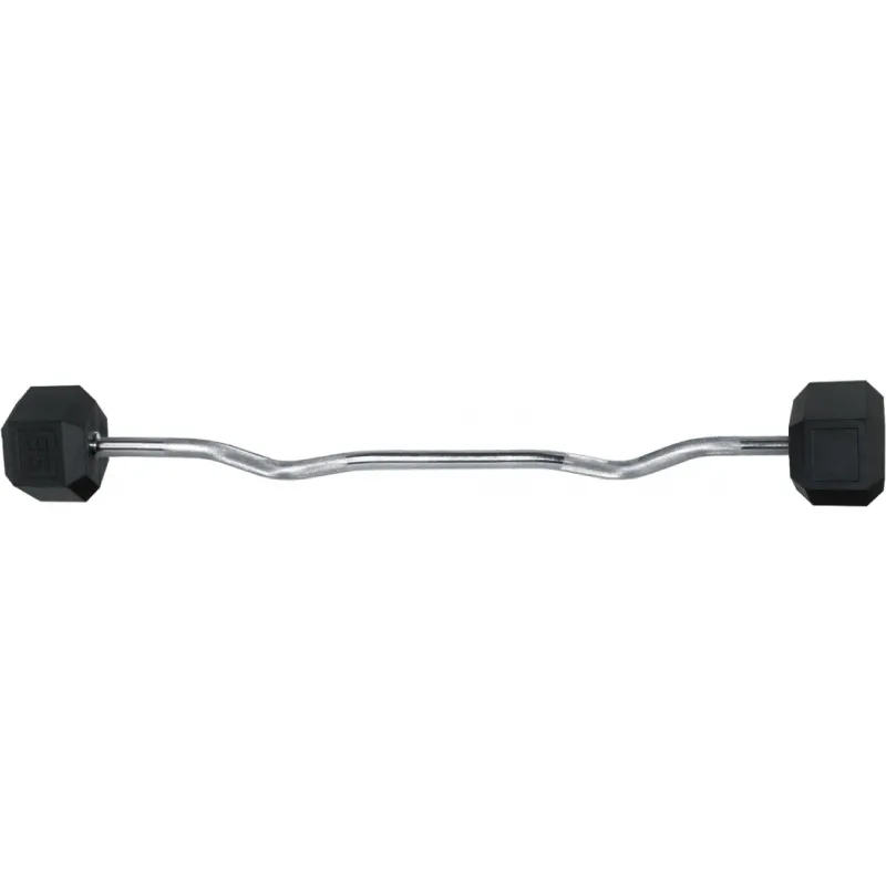 Amila Μπάρα σχήματος W με fix βάρος. 40kg - 84797 - Μπάρες - Λαβές