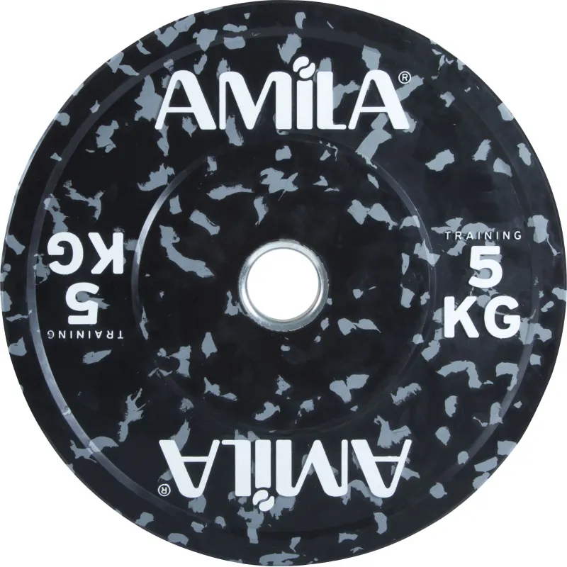 Amila Δίσκος Splash Bumper 50mm 5Kg - 84803 - Δίσκοι Ολυμπιακού τύπου