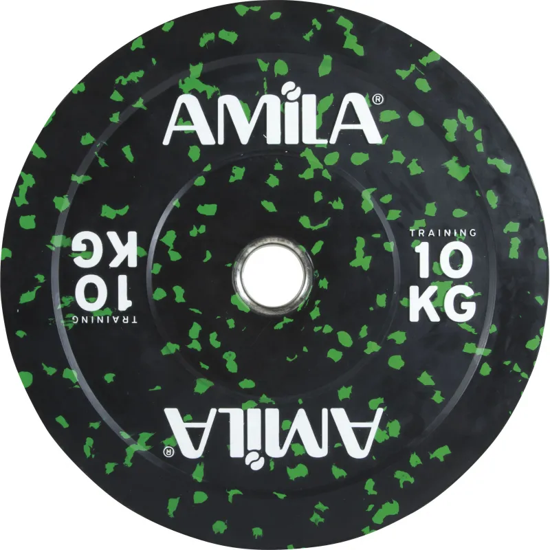 Amila Δίσκος Splash Bumper 50mm 10Kg - 84804 - Δίσκοι Ολυμπιακού τύπου
