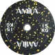 Amila Δίσκος Splash Bumper 50mm 15Kg - 84805 - Δίσκοι Ολυμπιακού τύπου