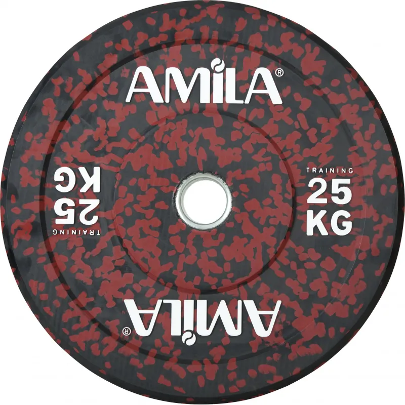 Amila Δίσκος Splash Bumper 50mm 25Kg - 84807 - Δίσκοι Ολυμπιακού τύπου