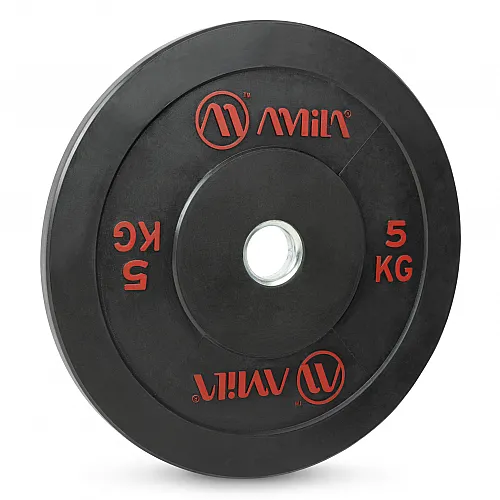 Δίσκος AMILA Black R Bumper Slim 50mm 5Kg