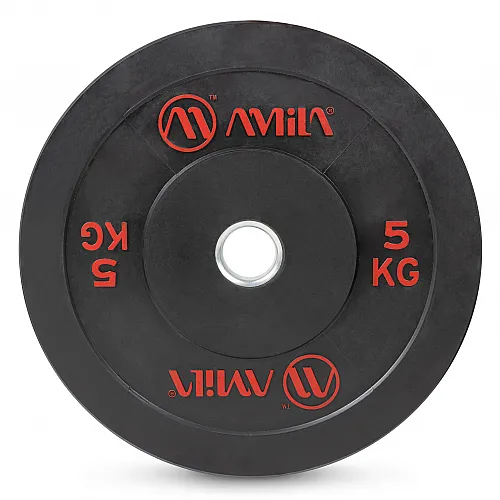 Δίσκος AMILA Black R Bumper Slim 50mm 5Kg