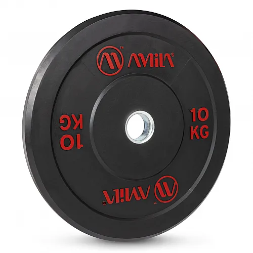Δίσκος AMILA Black R Bumper Slim 50mm 10Kg