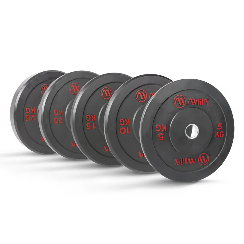 Δίσκος AMILA Black R Bumper Slim 50mm 20Kg