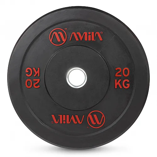 Δίσκος AMILA Black R Bumper Slim 50mm 20Kg