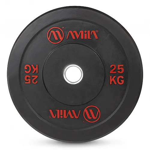 Δίσκος AMILA Black R Bumper Slim 50mm 25Kg