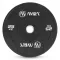Δίσκος AMILA Black W Bumper Slim 50mm 25Kg
