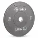 Δίσκος Color Bumper Plate Slim 50 mm 5 kg – Γκρι