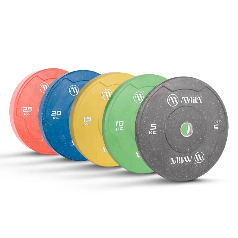 Δίσκος Color Bumper Plate Slim 50 mm 5 kg – Γκρι