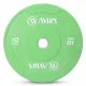Δίσκος Color Bumper Plate Slim 50 mm 10 kg – Πράσινο