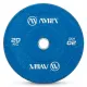 Δίσκος Color Bumper Plate Slim 50 mm 20 kg – Μπλε