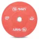 Δίσκος Color Bumper Plate Slim 50 mm 25 kg – Κόκκινο