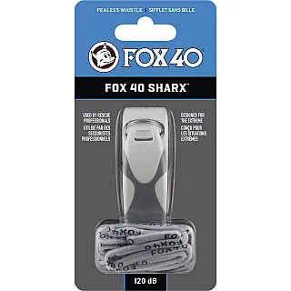 Fox Σφυρίχτρα  Sharx Safety Λευκή-Γκρι με Κορδόνι - 87032708