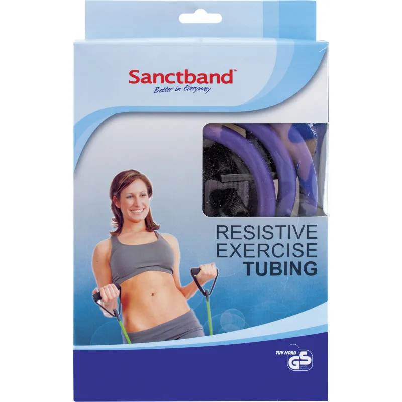 Sanctband Λάστιχο Αντίστασης  Gymtube Πολύ Σκληρό + - 88225 - Λάστιχα - Ιμάντες Ενδυνάμωσης