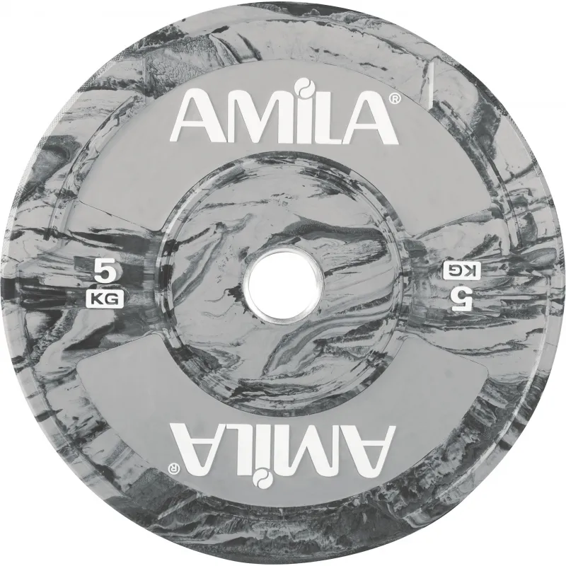 Amila Δίσκος Wave Bumper 50mm 5Kg - 90301 - Δίσκοι Ολυμπιακού τύπου
