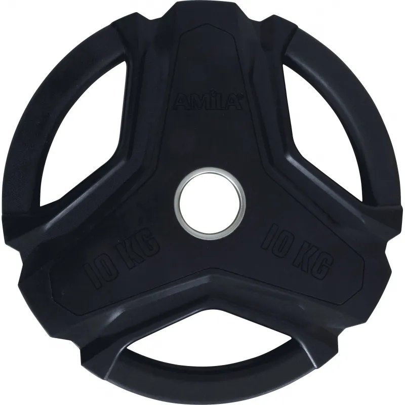 Amila Δίσκος R Rubber Cover 50mm 10Kg - 90317 - Δίσκοι Ολυμπιακού τύπου