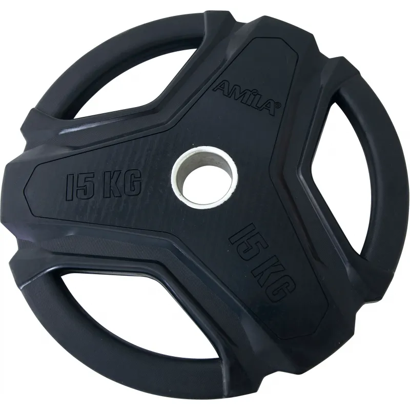Amila Δίσκος R Rubber Cover 50mm 15Kg - 90318 - Δίσκοι Ολυμπιακού τύπου