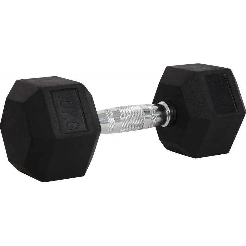 Amila Aλτήρας Εξάγωνος Rubber Cover Class B - 10.0Kg - 90560 - Αλτήρες Crossfit