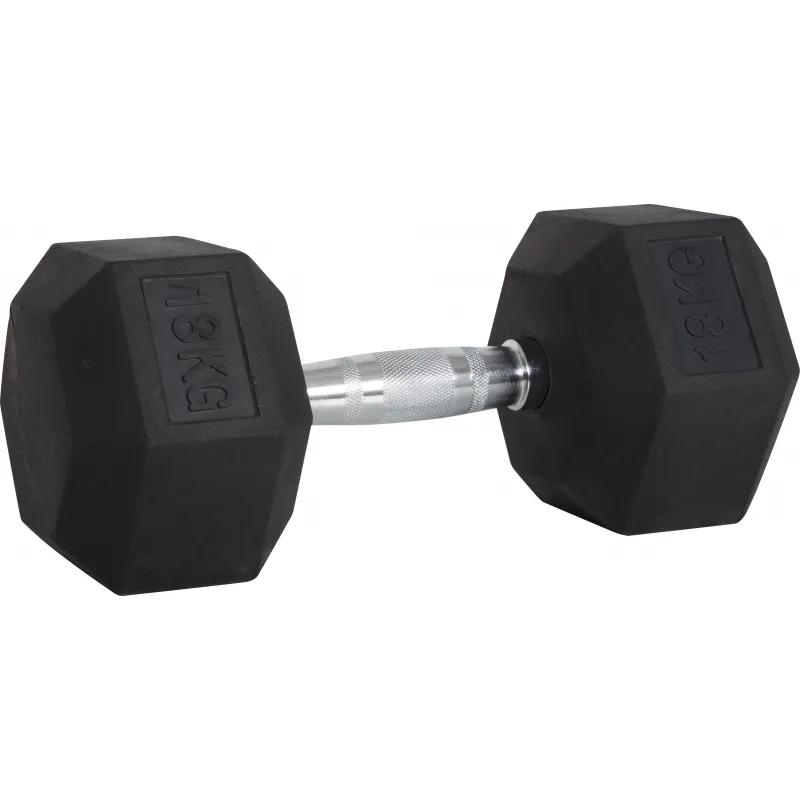 Amila Aλτήρας Εξάγωνος Rubber Cover Class B - 18.0Kg - 90564 - Αλτήρες Crossfit