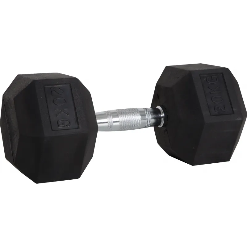 Amila Aλτήρας Εξάγωνος Rubber Cover Class B - 20.0Kg - 90565 - Αλτήρες Crossfit