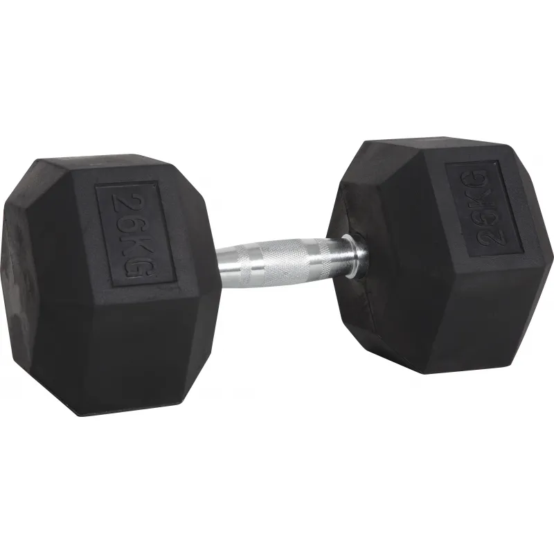 Amila Aλτήρας Εξάγωνος Rubber Cover Class B - 26.0Kg - 90568 - Αλτήρες